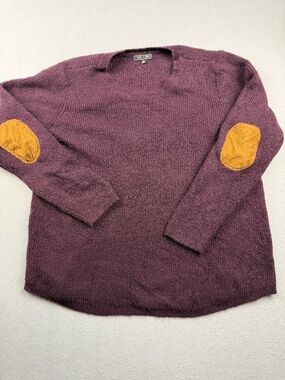Lety & Me Burgundy Crewneck Sweater Size 2X